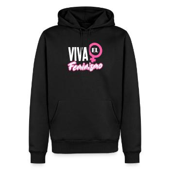 Feminismus Feministin - Männer Premium Bio Hoodie - Schwarz - Vorne - Nico (187cm)