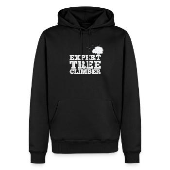 Expert Tree Climber Natur Wälder Blätter - Männer Premium Bio Hoodie - Schwarz - Vorne - Nico (187cm)