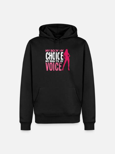Feminism Feminist - Men’s Premium Organic Hoodie - black
