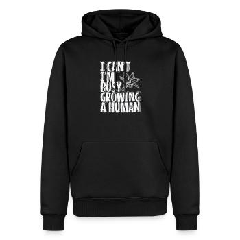 I can't, I'm Busy Growing a Human Mami Mother's Day - Men’s Premium Organic Hoodie - black - Front - Nico (187cm)