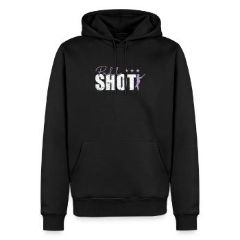 Pull Shot Cricket - Männer Premium Bio Hoodie - Schwarz - Vorne - Nico (187cm)