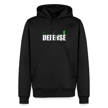 Caro-Kann Defense Schach - Männer Premium Bio Hoodie - Schwarz - Vorne - Nico (187cm)