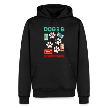 Funny Extreme Couponing Coupon Gift - Men’s Premium Organic Hoodie - black - Front - Nico (187cm)