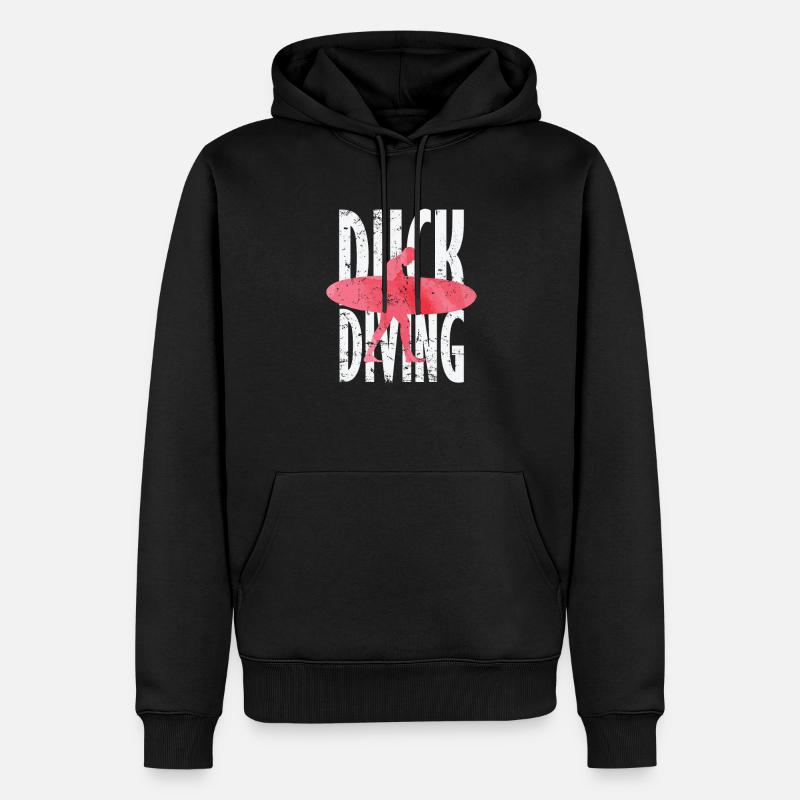Canard Plongée Surf - Sweat à capuche Premium bio Homme - noir