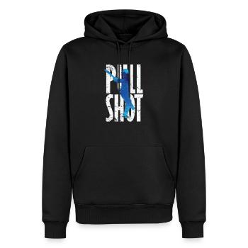 Cricket Pull Shot Sportmoment - Männer Premium Bio Hoodie - Schwarz - Vorne - Nico (187cm)