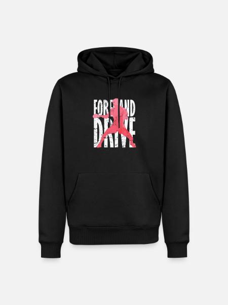 Forehand Drive Table Tennis - Men’s Premium Organic Hoodie - black