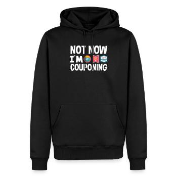 Funny Extreme Couponing Coupon Gift - Men’s Premium Organic Hoodie - black - Front - Nico (187cm)