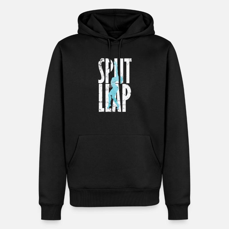 Split Leap Ballet - Sweat à capuche Premium bio Homme - noir