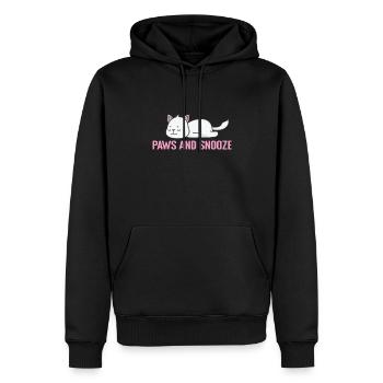 Paws and snooze pajamas pajamas - Men’s Premium Organic Hoodie - black - Front - Nico (187cm)