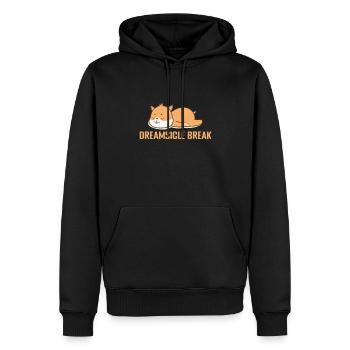 Pyjama Dreamsicle Break Pyjamas - Sweat à capuche Premium bio Homme - noir - Devant - Nico (187cm)