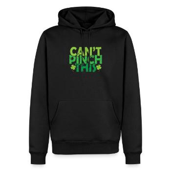 Je ne peux pas pincer cette Saint-Patrick - Sweat à capuche Premium bio Homme - noir - Devant - Nico (187cm)