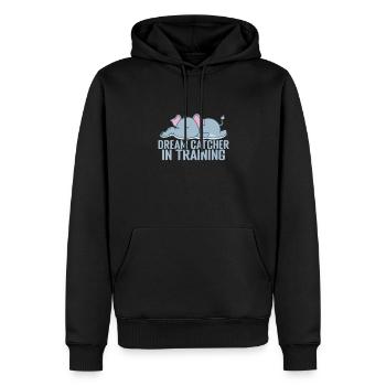 Dream Catcher in Training Schlafanzug Pyjama - Männer Premium Bio Hoodie - Schwarz - Vorne - Nico (187cm)