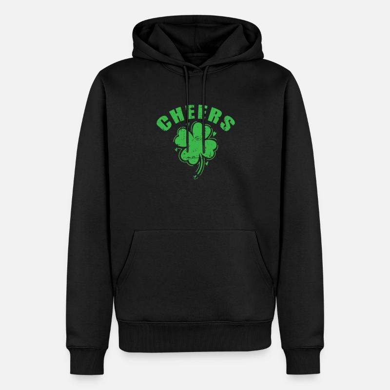 Vive la Saint-Patrick - Sweat à capuche Premium bio Homme - noir