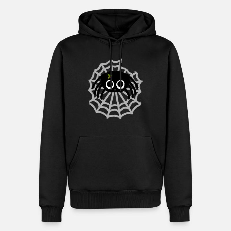 Ich bin eine Spinne! - Männer Premium Bio Hoodie - Schwarz