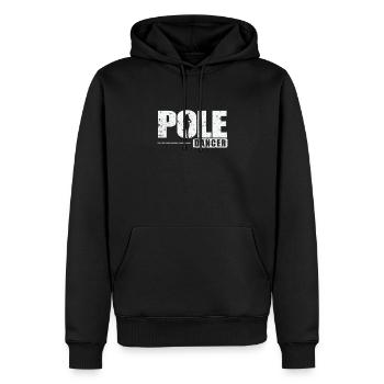 Pole Dancer Pole Dancing - Men’s Premium Organic Hoodie - black - Front - Nico (187cm)