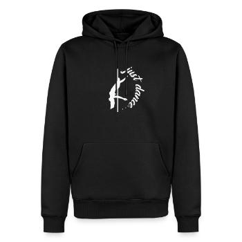 Just Dance Pole Dance Pole Dance Danse - Sweat à capuche Premium bio Homme - noir - Devant - Nico (187cm)