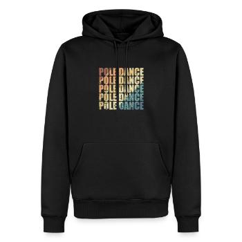 Pole Dance Stange Balance - Men’s Premium Organic Hoodie - black - Front - Nico (187cm)