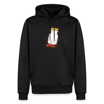 La fourmi porte des insectes industrieux épandeurs - Sweat à capuche Premium bio Homme - noir - Devant - Nico (187cm)