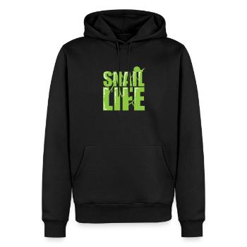 Snail Life Schneckenhaus Tier - Männer Premium Bio Hoodie - Schwarz - Vorne - Nico (187cm)
