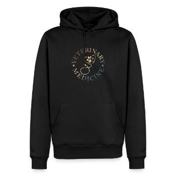 Veterinary Medicine Beruf - Männer Premium Bio Hoodie - Schwarz - Vorne - Nico (187cm)