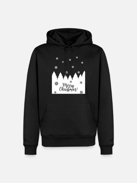 Festive Graphics - Men’s Premium Organic Hoodie - black