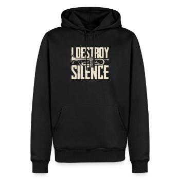 Trompete Trompeter Trompeten Spieler - Männer Premium Bio Hoodie - Schwarz - Vorne - Nico (187cm)