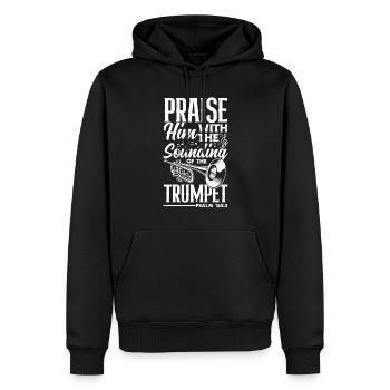 Trompete Trompeter Trompeten Spieler - Männer Premium Bio Hoodie - Schwarz - Vorne - Nico (187cm)