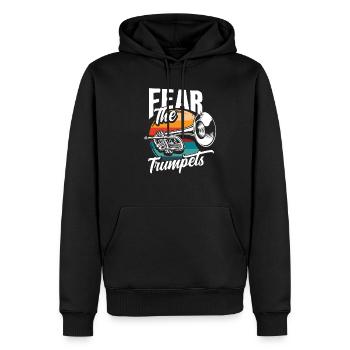 Trompete Trompeter Trompeten Spieler - Männer Premium Bio Hoodie - Schwarz - Vorne - Nico (187cm)
