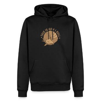 C'est comme ça que je roule America Armadillo Desert - Sweat à capuche Premium bio Homme - noir - Devant - Nico (187cm)