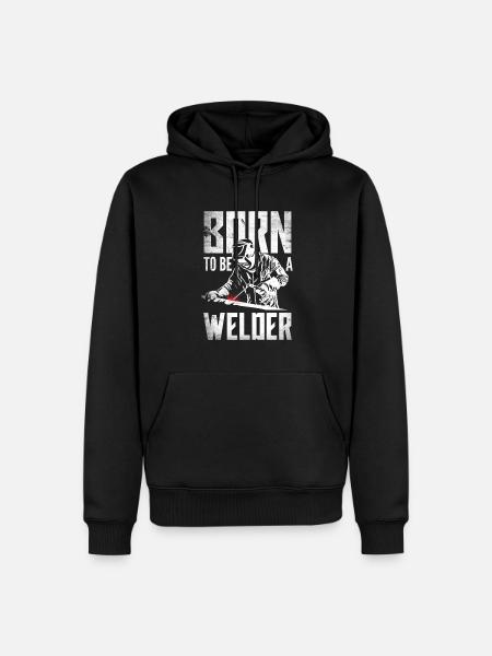 Funny Welder Gift - Men’s Premium Organic Hoodie - black