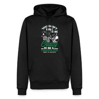 Trompete Trompeter Trompeten Spieler - Männer Premium Bio Hoodie - Schwarz - Vorne - Nico (187cm)