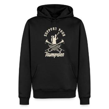 Trompete Trompeter Trompeten Spieler - Männer Premium Bio Hoodie - Schwarz - Vorne - Nico (187cm)