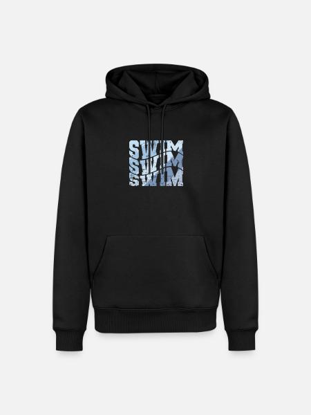 Swim Sport Training - Men’s Premium Organic Hoodie - black