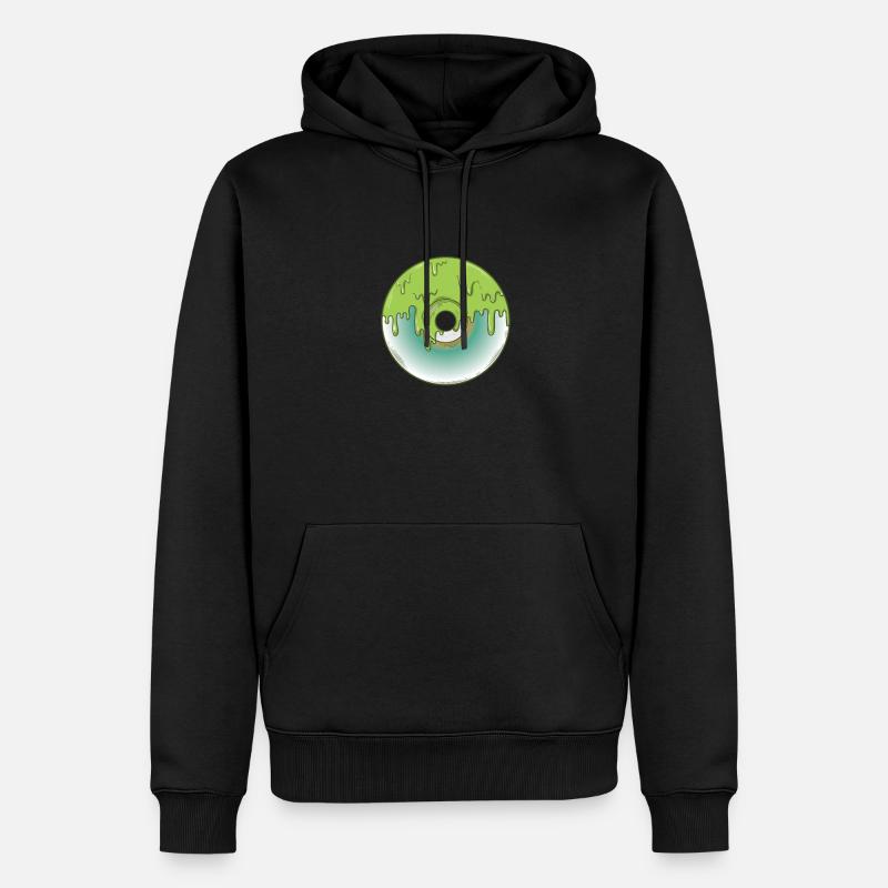 CD Retrospeichermodul Datenträger - Männer Premium Bio Hoodie - Schwarz