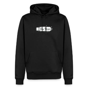 Flip Thrice USB Stick Retro Storage Module - Men’s Premium Organic Hoodie - black - Front - Nico (187cm)