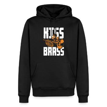 Trompete Trompeter Trompeten Spieler - Männer Premium Bio Hoodie - Schwarz - Vorne - Nico (187cm)