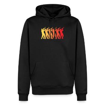 Trompete Trompeter Trompeten Spieler - Männer Premium Bio Hoodie - Schwarz - Vorne - Nico (187cm)