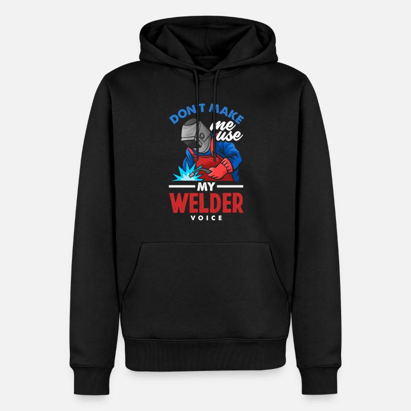 Lustiges Schweißer Geschenk - Männer Premium Bio Hoodie - Schwarz