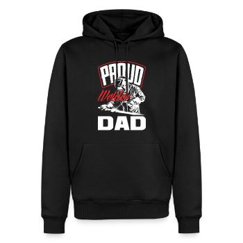 Lustiges Schweißer Geschenk - Männer Premium Bio Hoodie - Schwarz - Vorne - Nico (187cm)