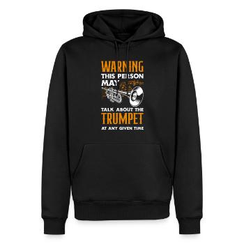Trompete Trompeter Trompeten Spieler - Männer Premium Bio Hoodie - Schwarz - Vorne - Nico (187cm)