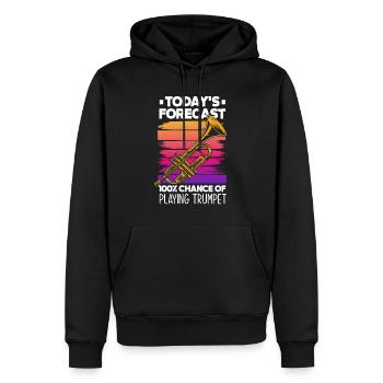 Trompete Trompeter Trompeten Spieler - Männer Premium Bio Hoodie - Schwarz - Vorne - Nico (187cm)