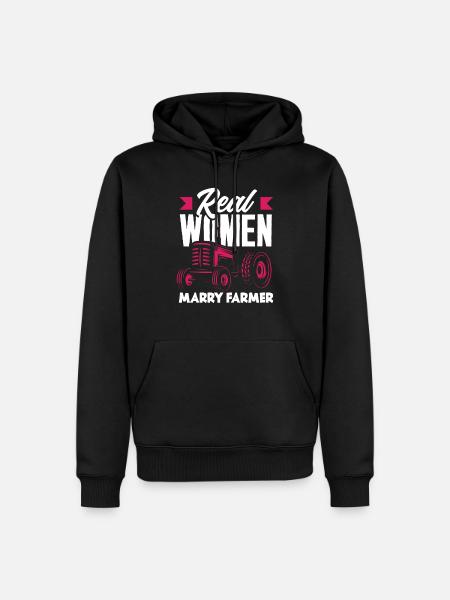 Funny Farmer Farm Farmer Gift - Men’s Premium Organic Hoodie - black