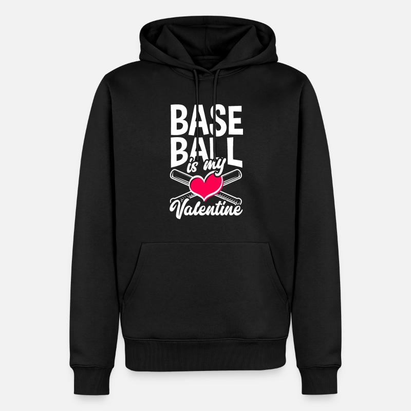 Drôle de baseball - Sweat à capuche Premium bio Homme - noir