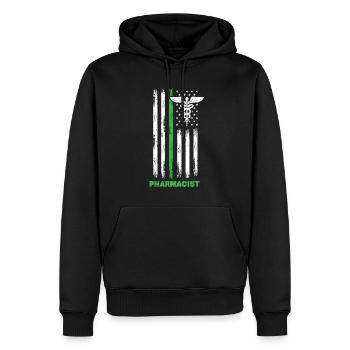 Apotheker Apothekerin Apotheke Geschenk - Männer Premium Bio Hoodie - Schwarz - Vorne - Nico (187cm)