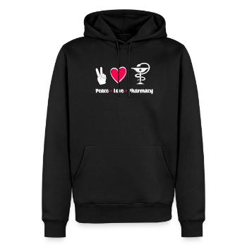 Apothecary Apothecary Apothecary Pharmacy Gift - Men’s Premium Organic Hoodie - black - Front - Nico (187cm)