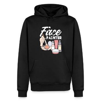Lustiges Make Up Artist Maskenbildner Geschenk - Männer Premium Bio Hoodie - Schwarz - Vorne - Nico (187cm)