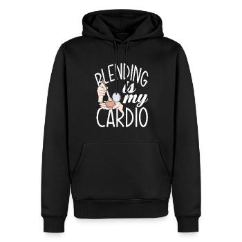 Lustiges Make Up Artist Maskenbildner Geschenk - Männer Premium Bio Hoodie - Schwarz - Vorne - Nico (187cm)