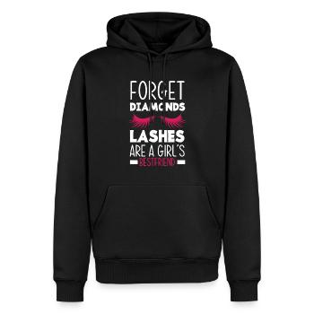 Lustiges Make Up Artist Maskenbildner Geschenk - Männer Premium Bio Hoodie - Schwarz - Vorne - Nico (187cm)