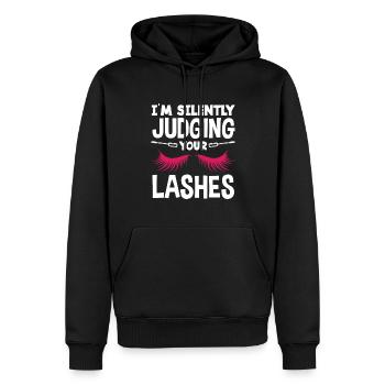 Lustiges Make Up Artist Maskenbildner Geschenk - Männer Premium Bio Hoodie - Schwarz - Vorne - Nico (187cm)