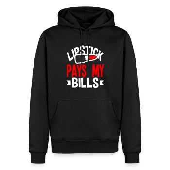Lustiges Make Up Artist Maskenbildner Geschenk - Männer Premium Bio Hoodie - Schwarz - Vorne - Nico (187cm)